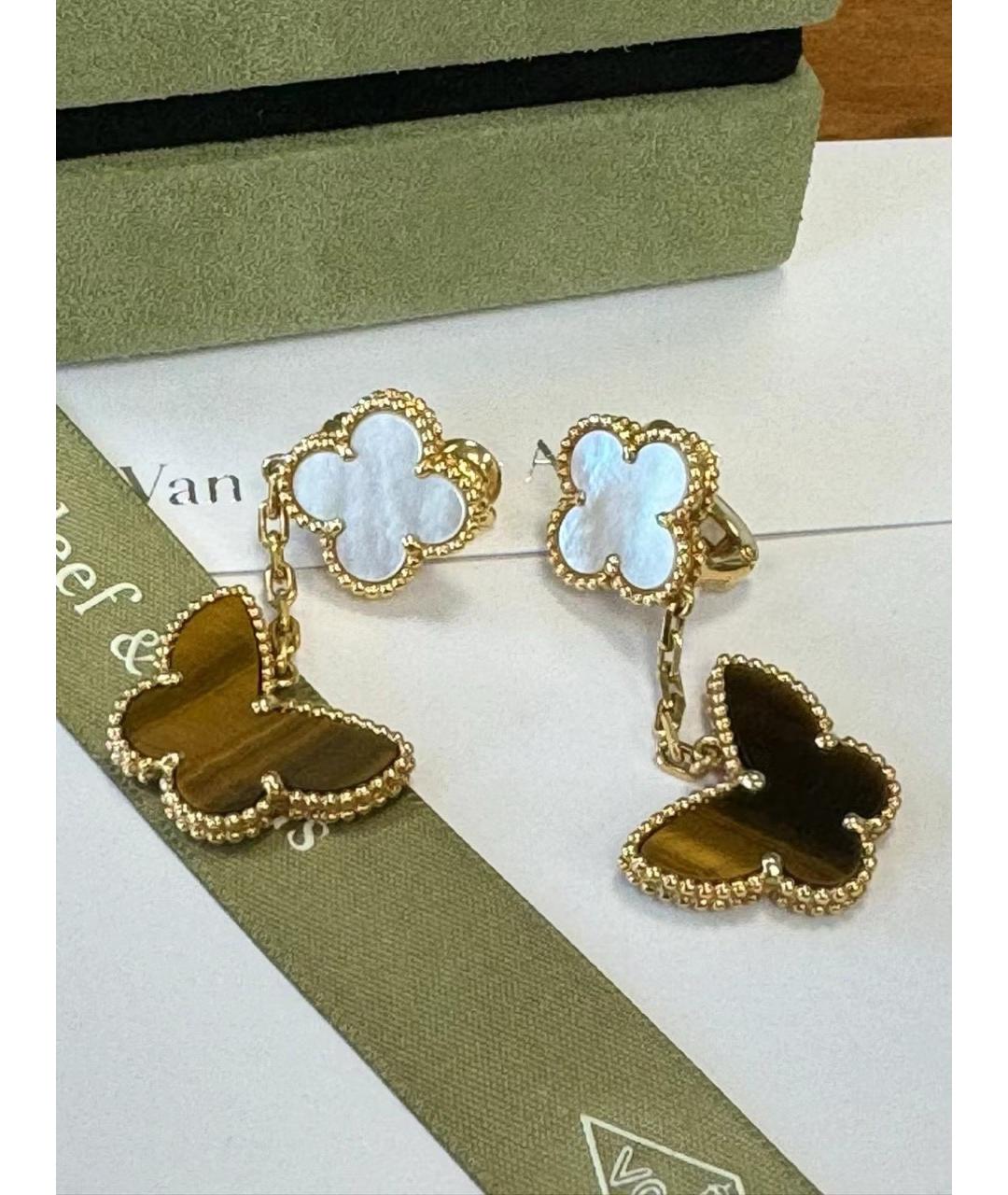 VAN CLEEF & ARPELS Золотые серьги из желтого золота, фото 2