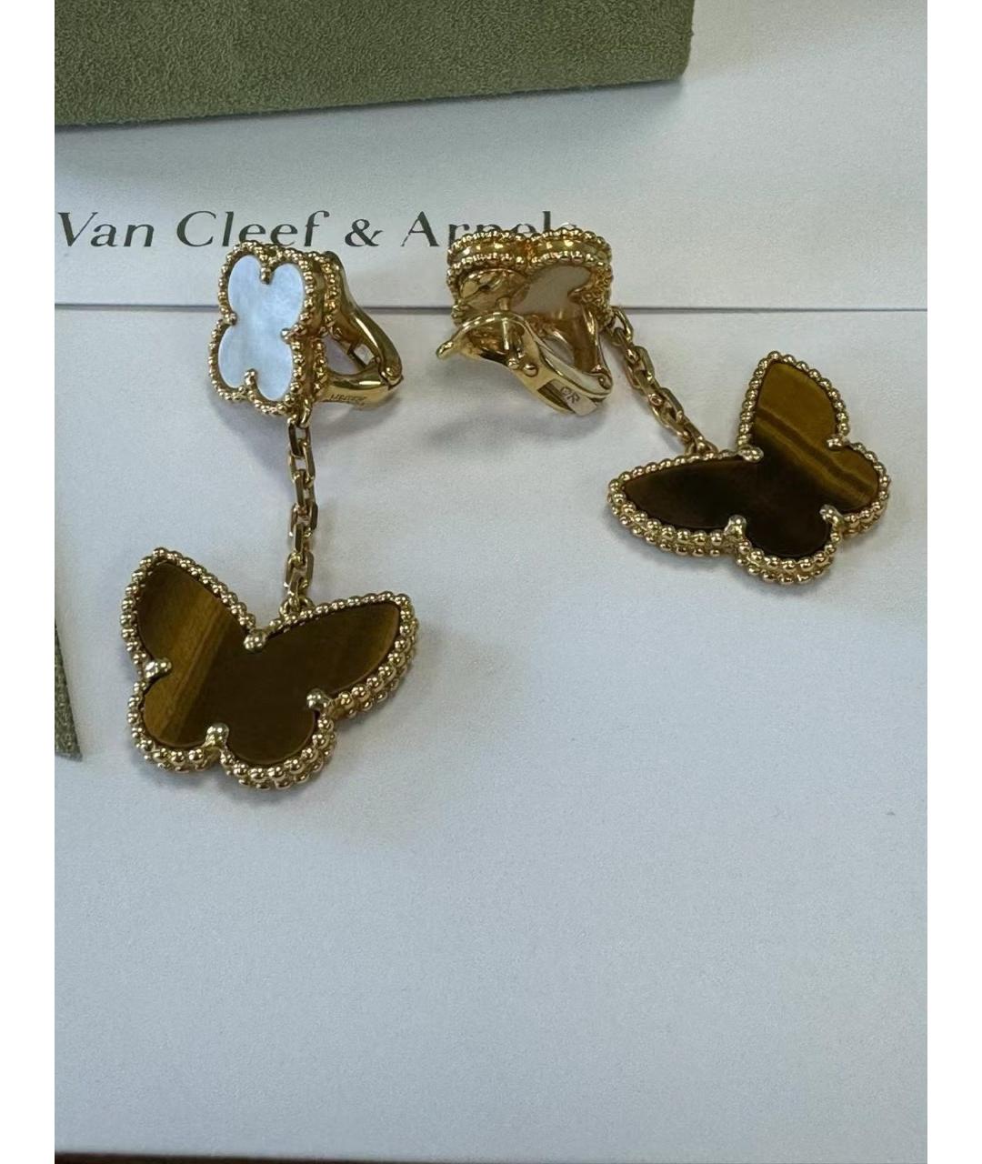 VAN CLEEF & ARPELS Золотые серьги из желтого золота, фото 4