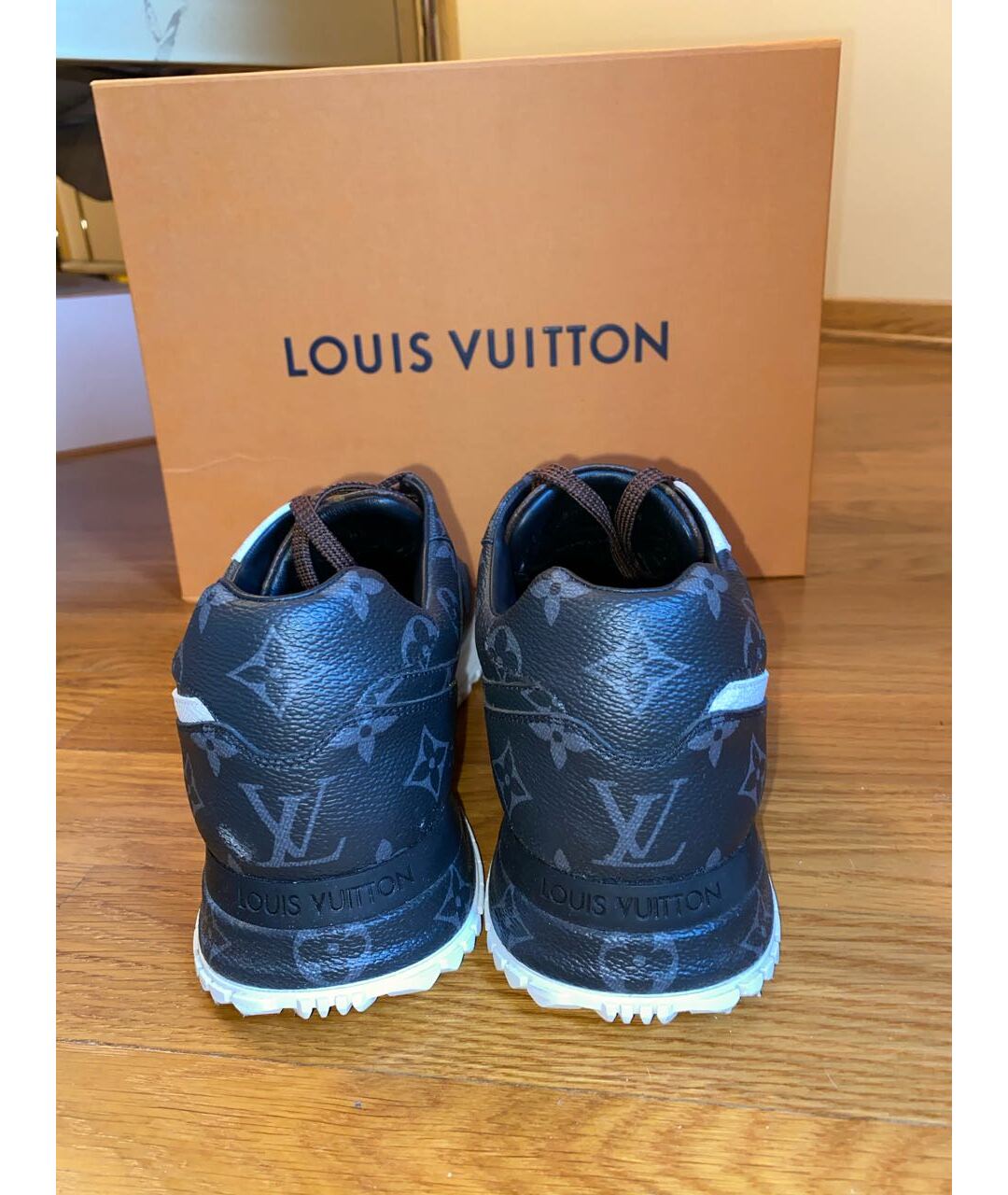 LOUIS VUITTON PRE-OWNED Кожаные кроссовки, фото 4