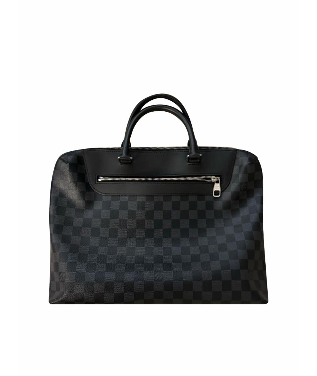 LOUIS VUITTON Черный портфель, фото 1