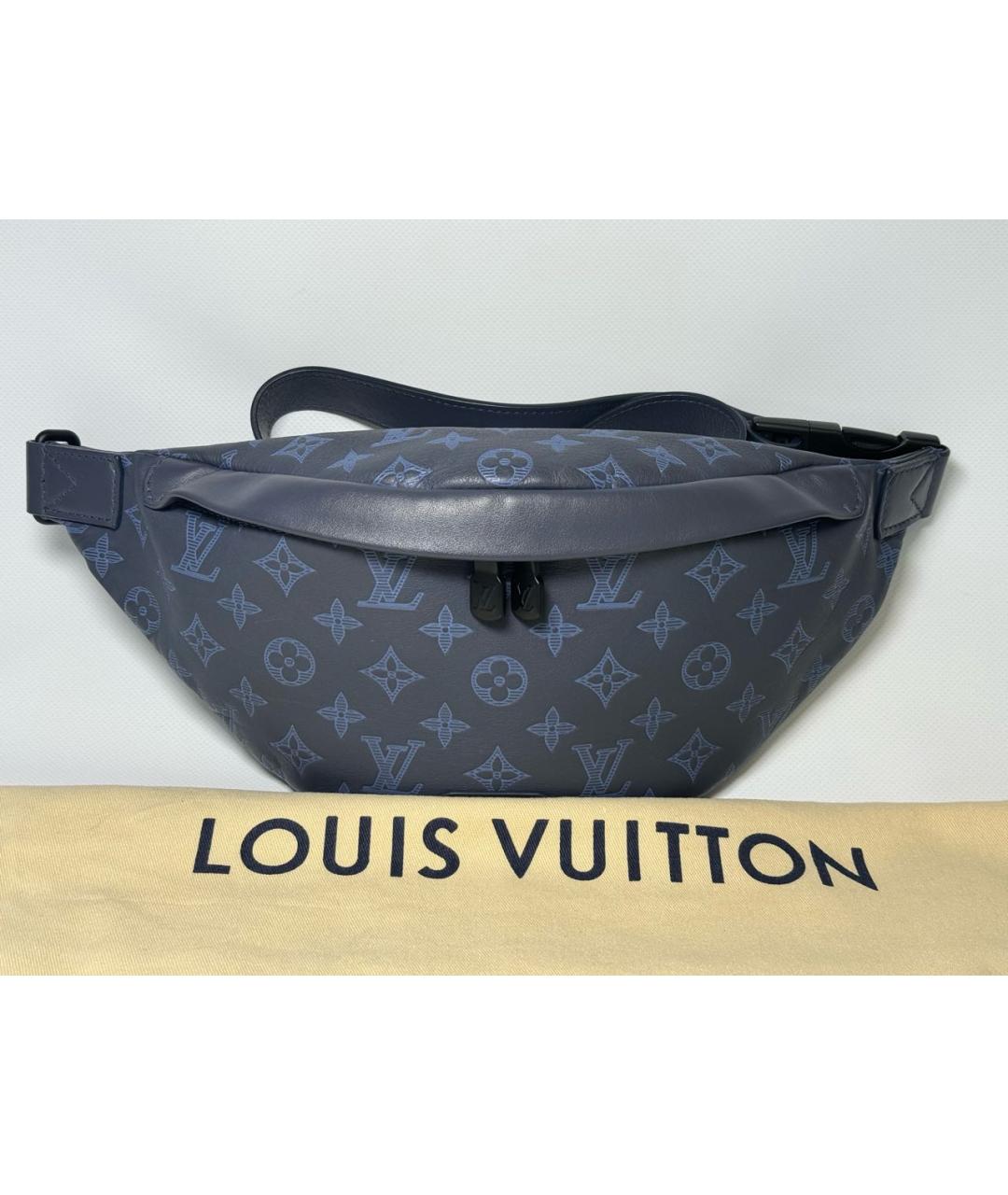 LOUIS VUITTON Темно-синяя поясная сумка, фото 7