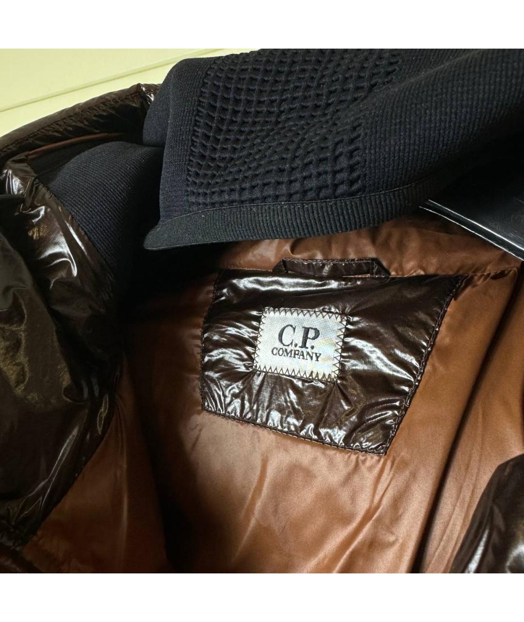 CP COMPANY Коричневый пуховик, фото 8
