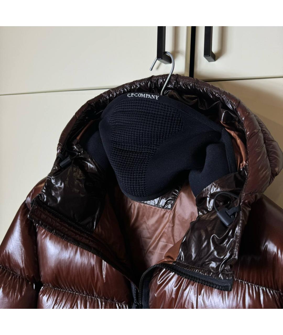 CP COMPANY Коричневый пуховик, фото 3