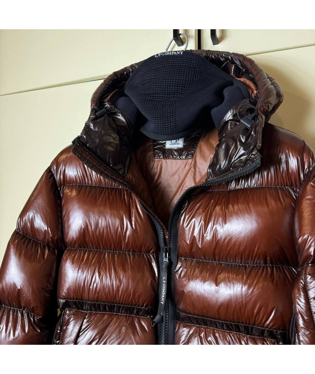 CP COMPANY Коричневый пуховик, фото 4
