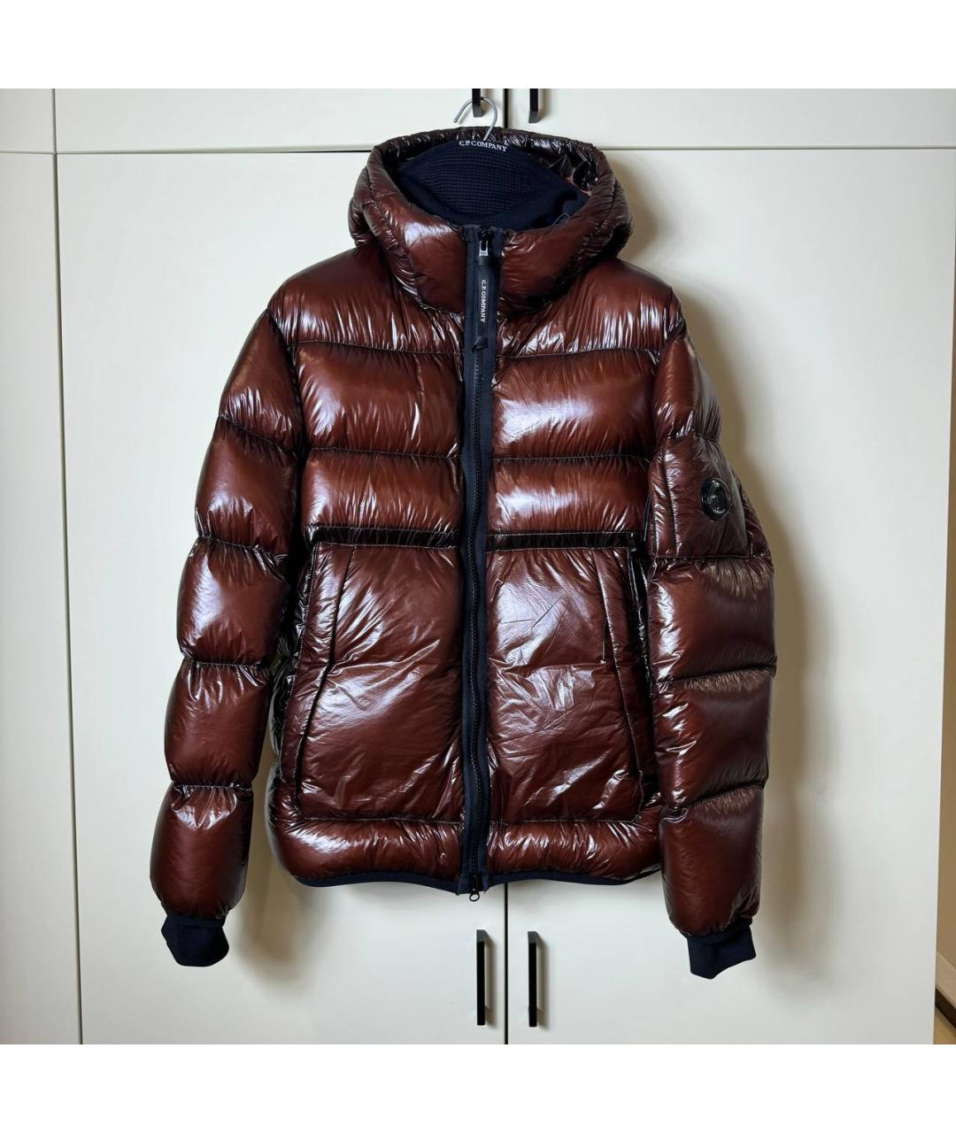 CP COMPANY Коричневый пуховик, фото 10