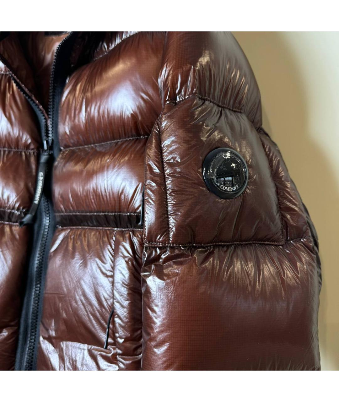 CP COMPANY Коричневый пуховик, фото 5