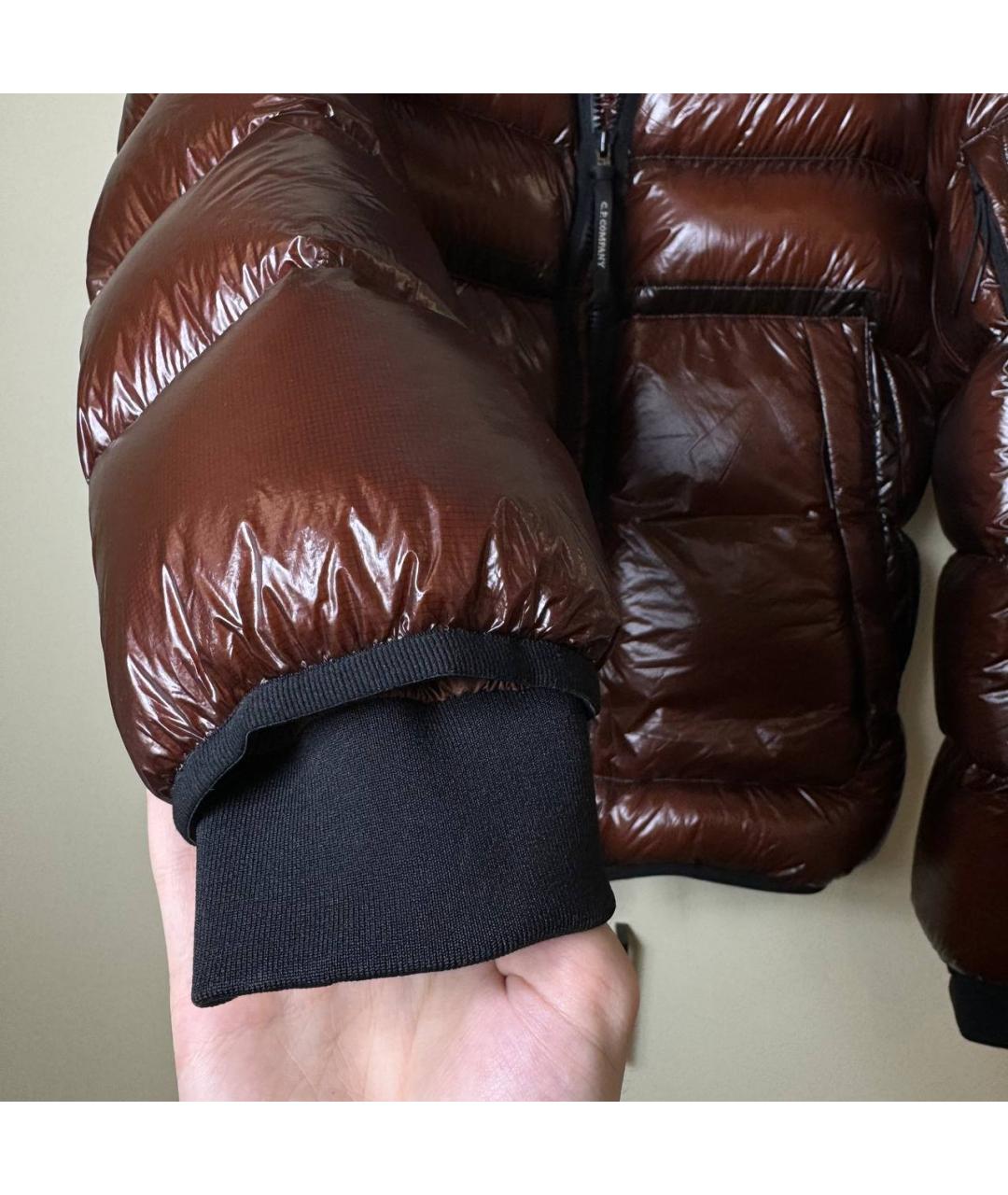 CP COMPANY Коричневый пуховик, фото 7