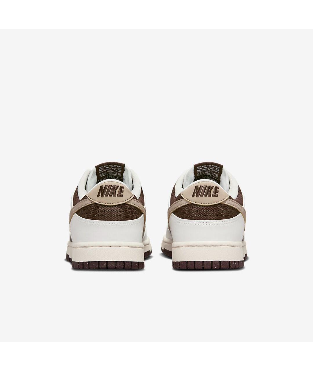 NIKE Коричневые кожаные кроссовки, фото 4