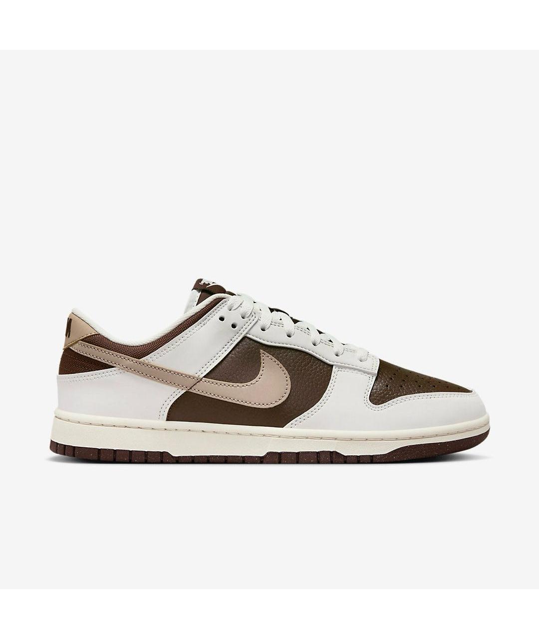 NIKE Коричневые кожаные кроссовки, фото 5