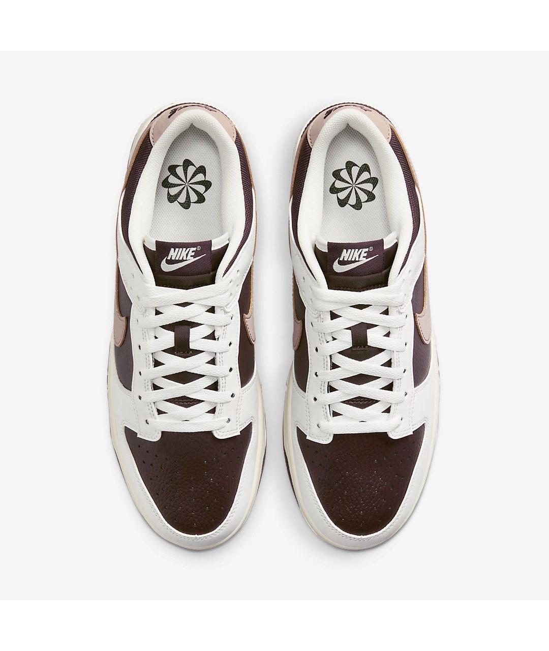 NIKE Коричневые кожаные кроссовки, фото 3