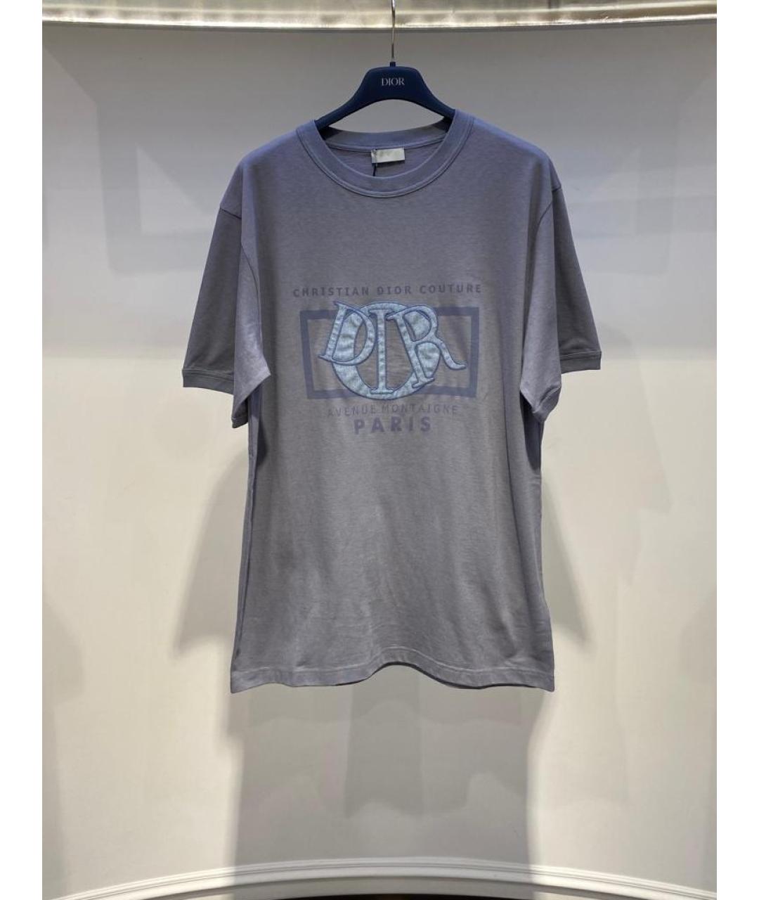 CHRISTIAN DIOR Серая футболка, фото 4