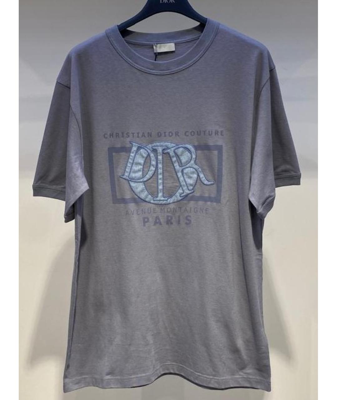 CHRISTIAN DIOR Серая футболка, фото 3