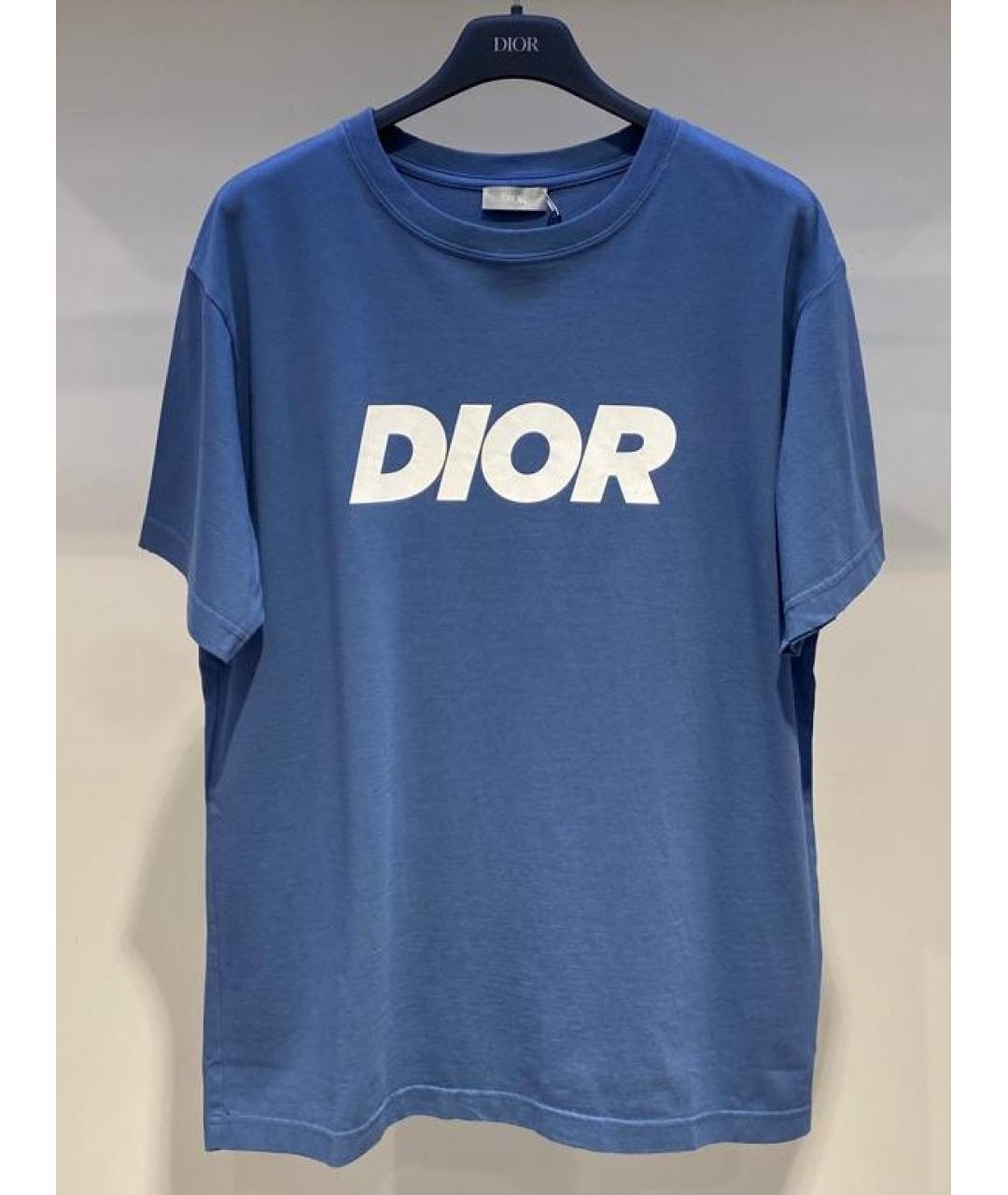 CHRISTIAN DIOR Синяя футболка, фото 3