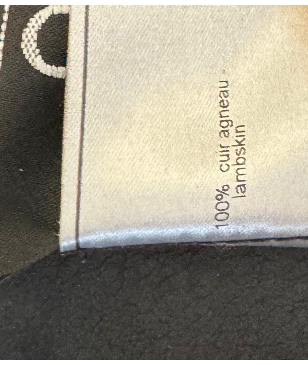 CHANEL Черный меховой жакет/пиджак, фото 4