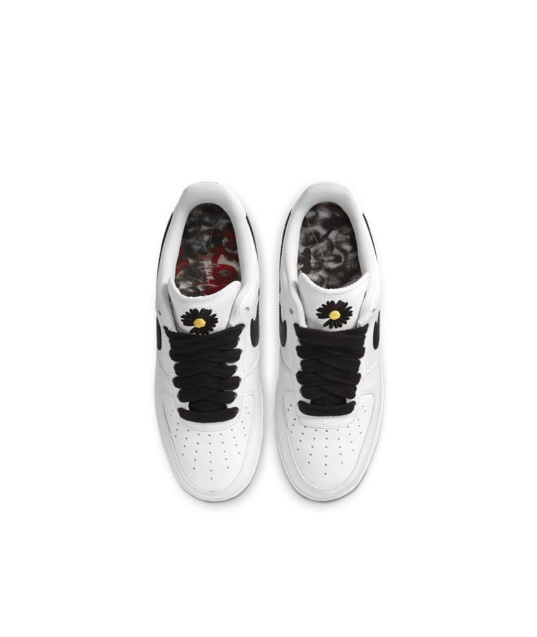 NIKE Белые кожаные низкие кроссовки / кеды, фото 3