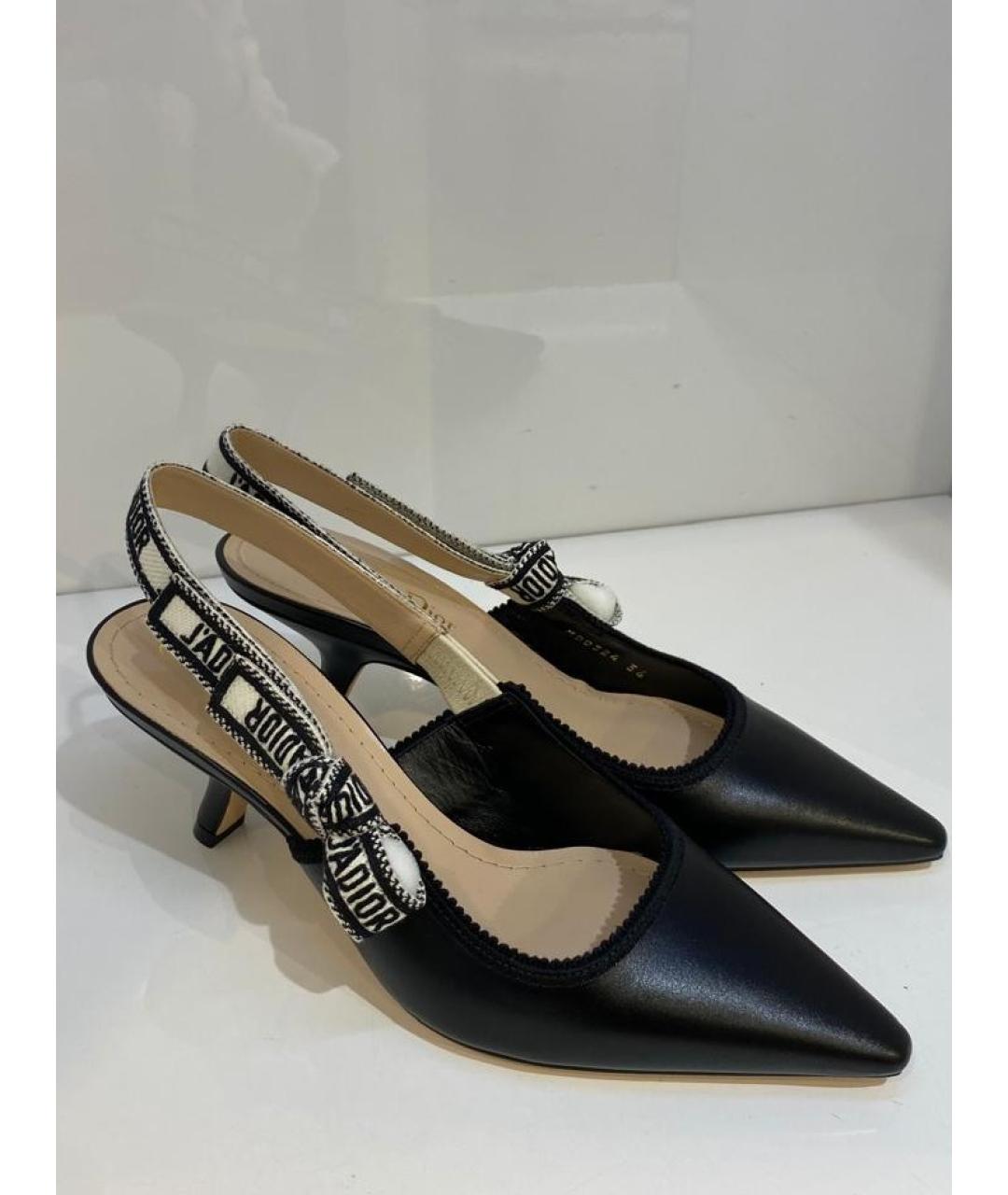 CHRISTIAN DIOR Черные туфли, фото 4