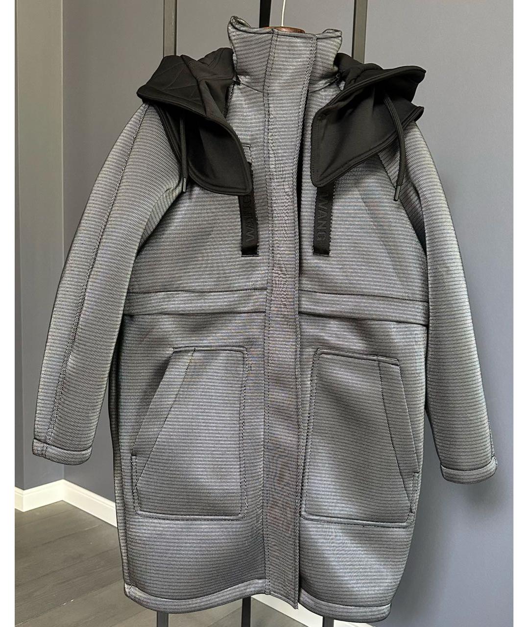 ALEXANDER WANG Серая синтетическая куртка, фото 9