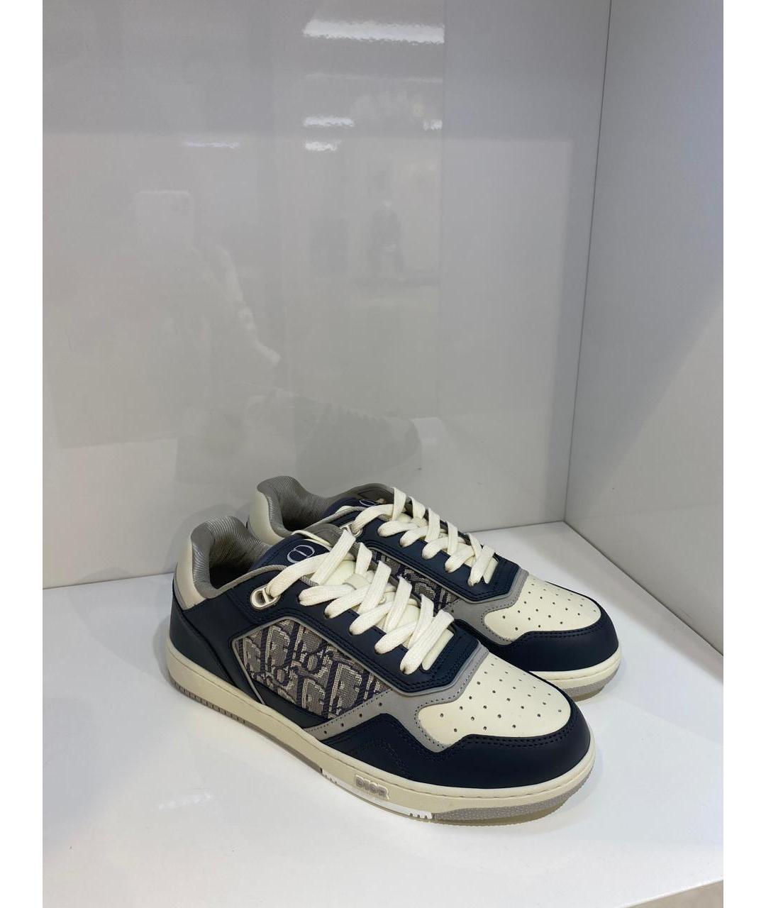 CHRISTIAN DIOR Темно-синие низкие кроссовки / кеды, фото 2