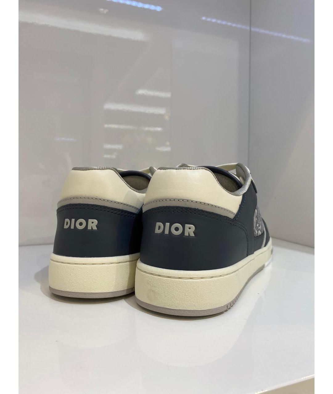 CHRISTIAN DIOR Темно-синие низкие кроссовки / кеды, фото 3