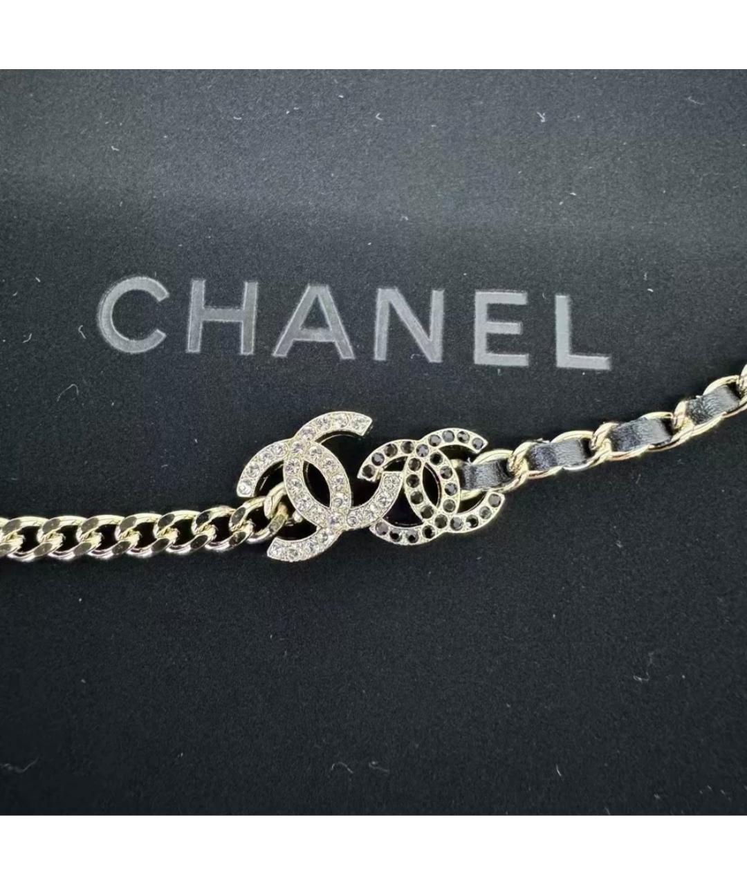 CHANEL Золотое латунное колье, фото 4