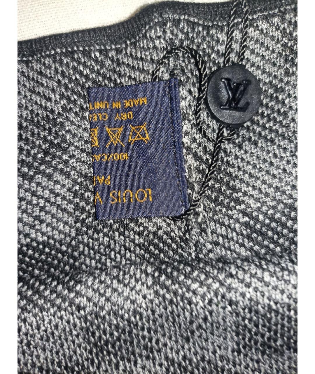 LOUIS VUITTON Серая кашемировая шапка, фото 3