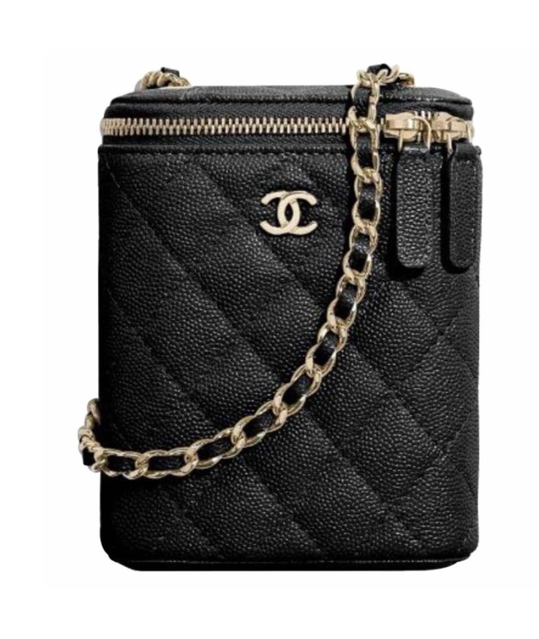 CHANEL Черная сумка через плечо, фото 4