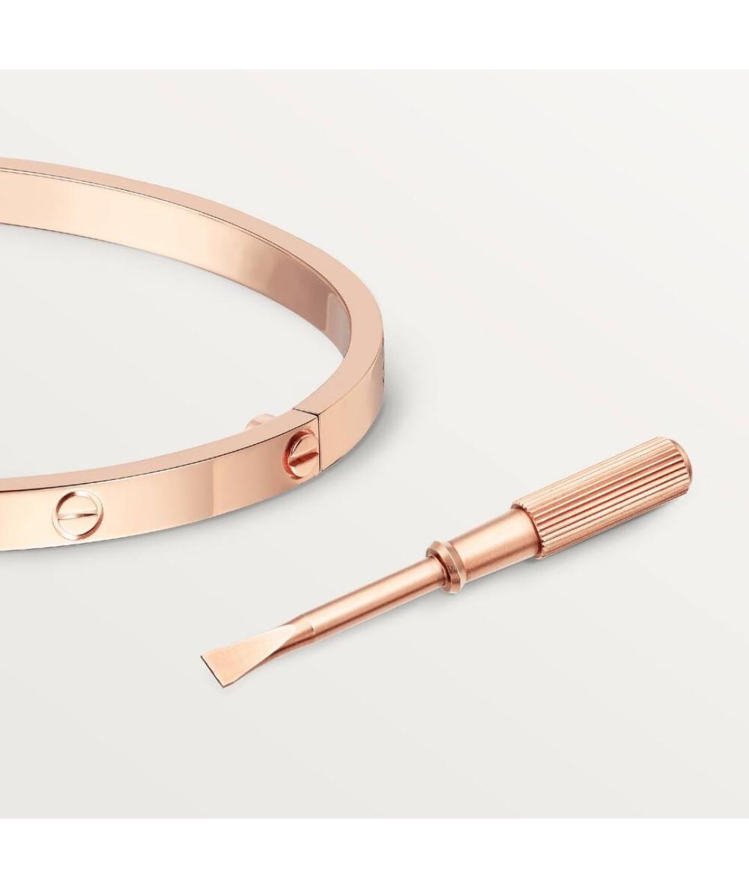 CARTIER Розовый браслет из розового золота, фото 5