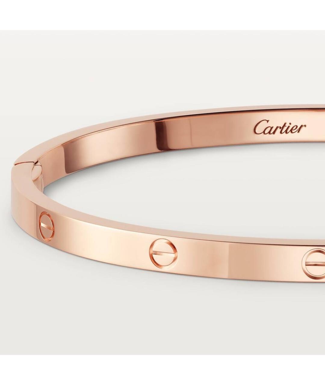 CARTIER Розовый браслет из розового золота, фото 3