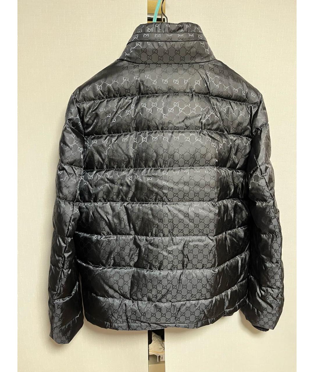 GUCCI Темно-синяя полиэстеровая куртка, фото 2