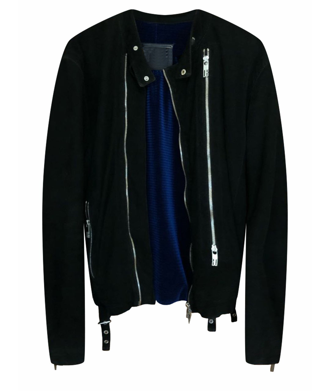 BIKKEMBERGS Черная замшевая куртка, фото 1