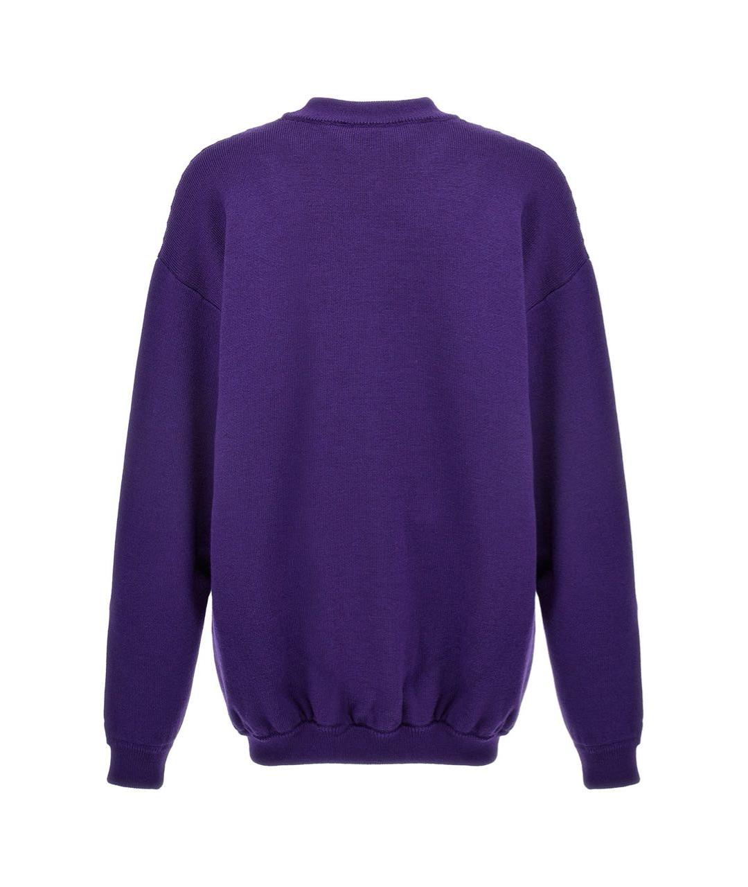 VETEMENTS Фиолетовый хлопковый джемпер / свитер, фото 4