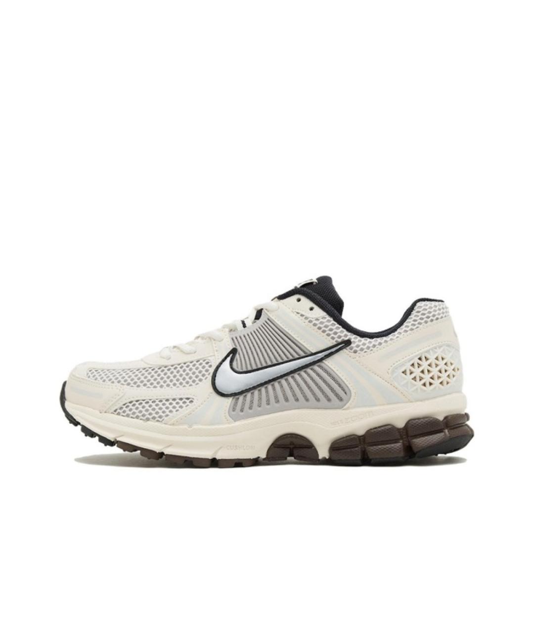 NIKE Бежевые синтетические низкие кроссовки / кеды, фото 2