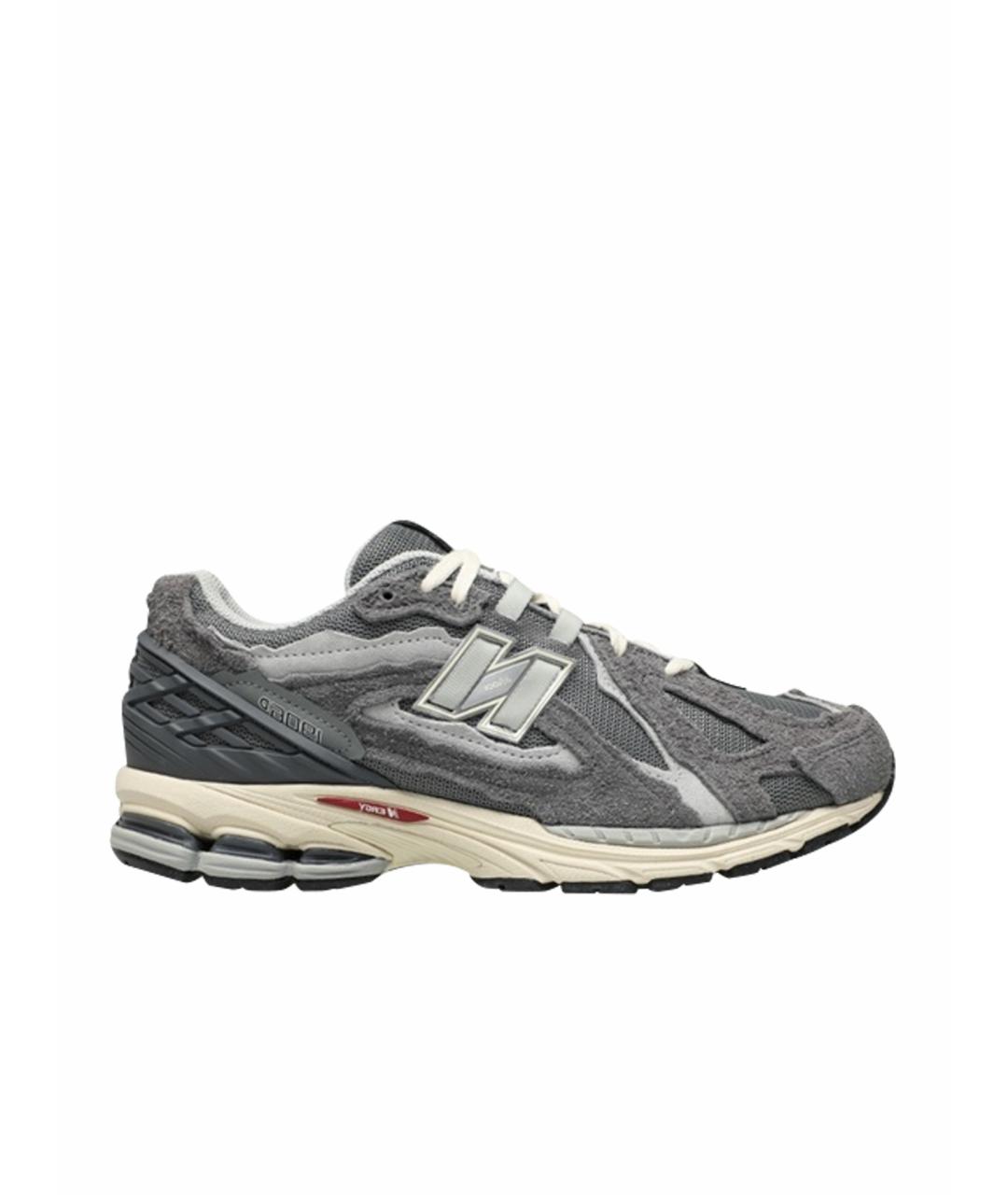 NEW BALANCE Серые замшевые низкие кроссовки / кеды, фото 1