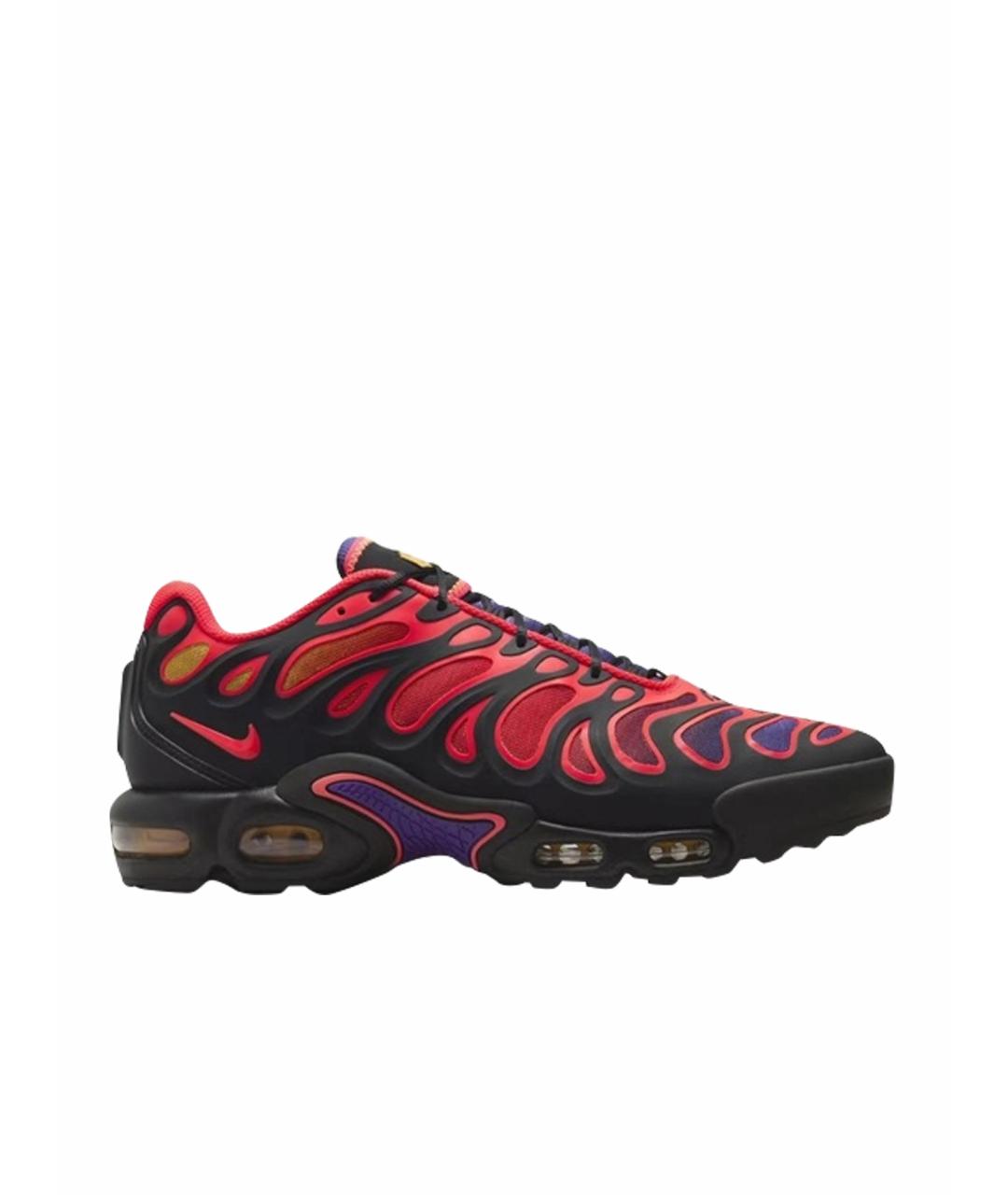 NIKE Красные синтетические низкие кроссовки / кеды, фото 1