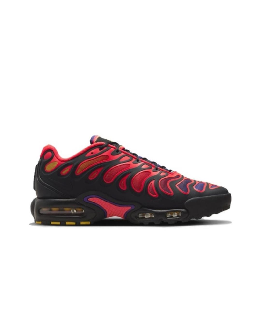 NIKE Красные синтетические низкие кроссовки / кеды, фото 2