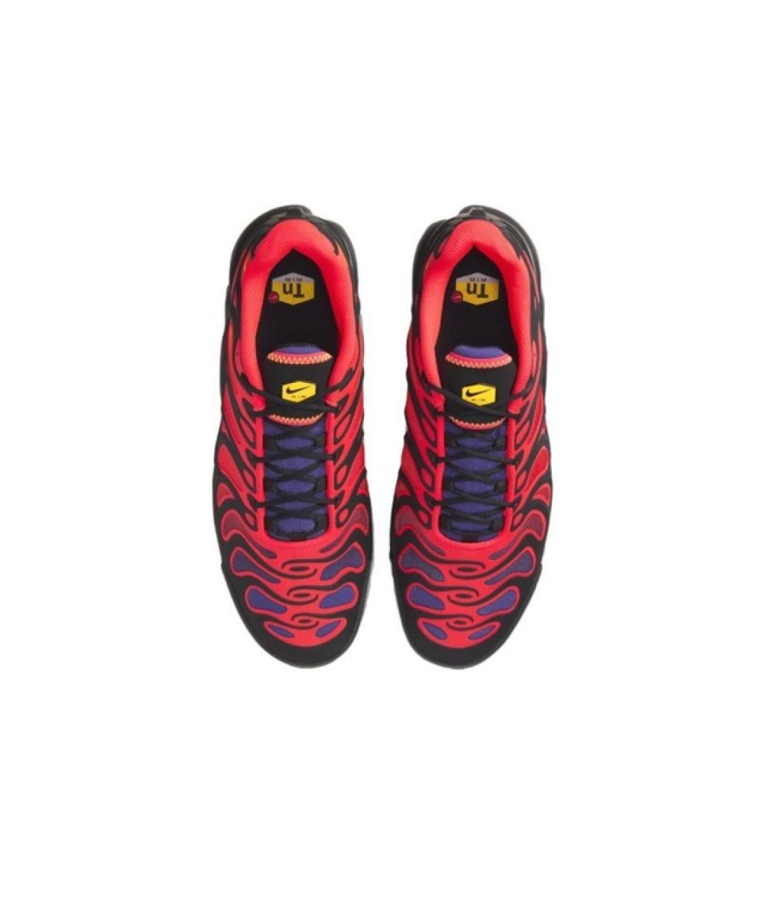 NIKE Красные синтетические низкие кроссовки / кеды, фото 4
