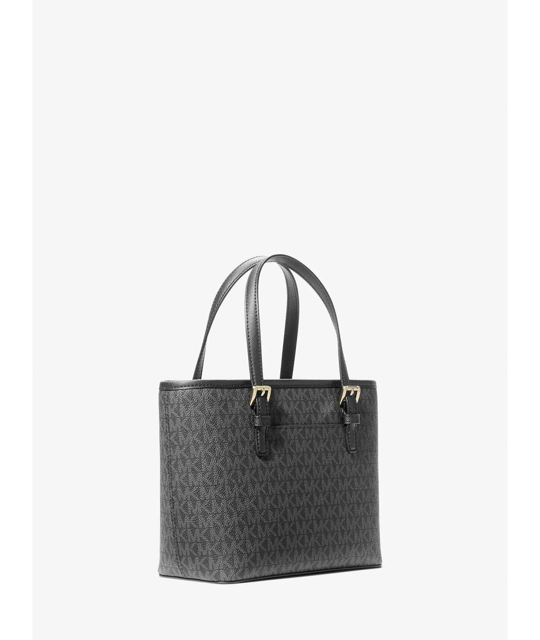 MICHAEL KORS Черная сумка с короткими ручками из искусственной кожи, фото 2