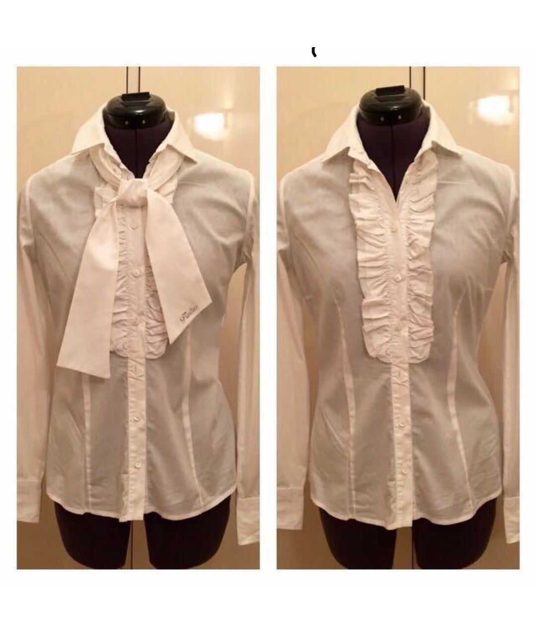 PINKO Белая хлопковая рубашка/блузка, фото 2