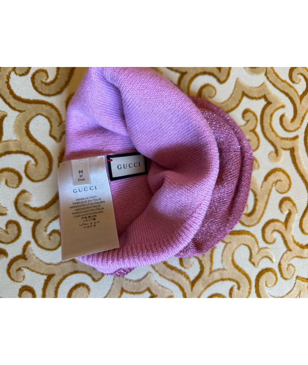GUCCI Кашемировая шапка, фото 4