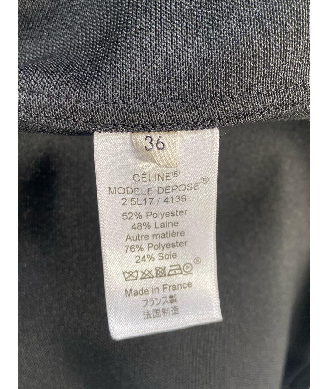 CELINE Серая полиэстеровая куртка, фото 5