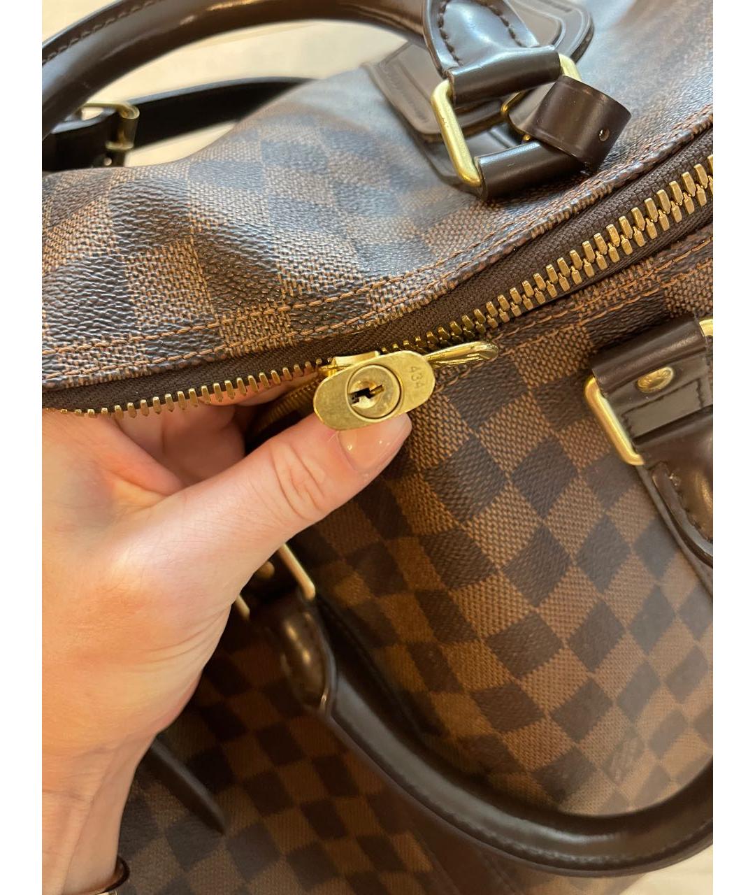 LOUIS VUITTON Коричневая дорожная/спортивная сумка, фото 4