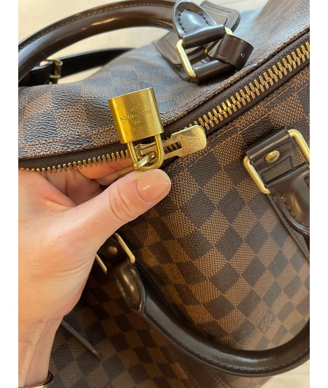 LOUIS VUITTON Коричневая дорожная/спортивная сумка, фото 2