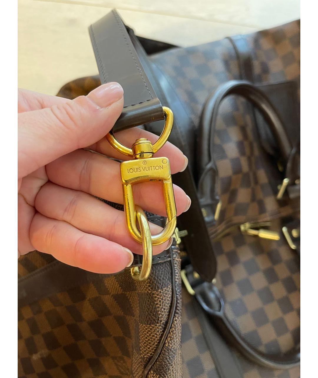 LOUIS VUITTON Коричневая дорожная/спортивная сумка, фото 3