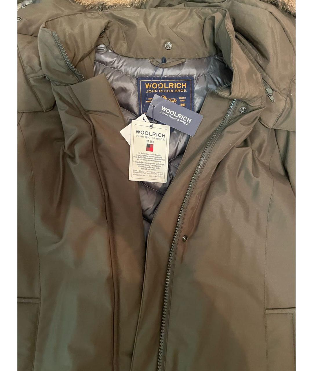 WOOLRICH Антрацитовая парка, фото 4