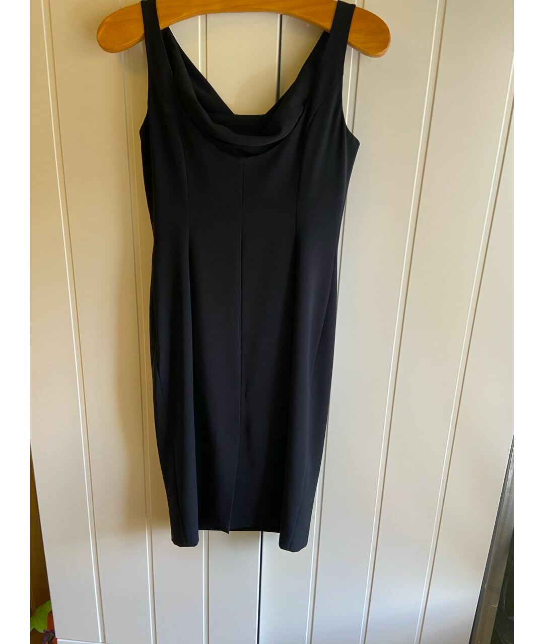 MOSCHINO Черное вискозное повседневное платье, фото 2