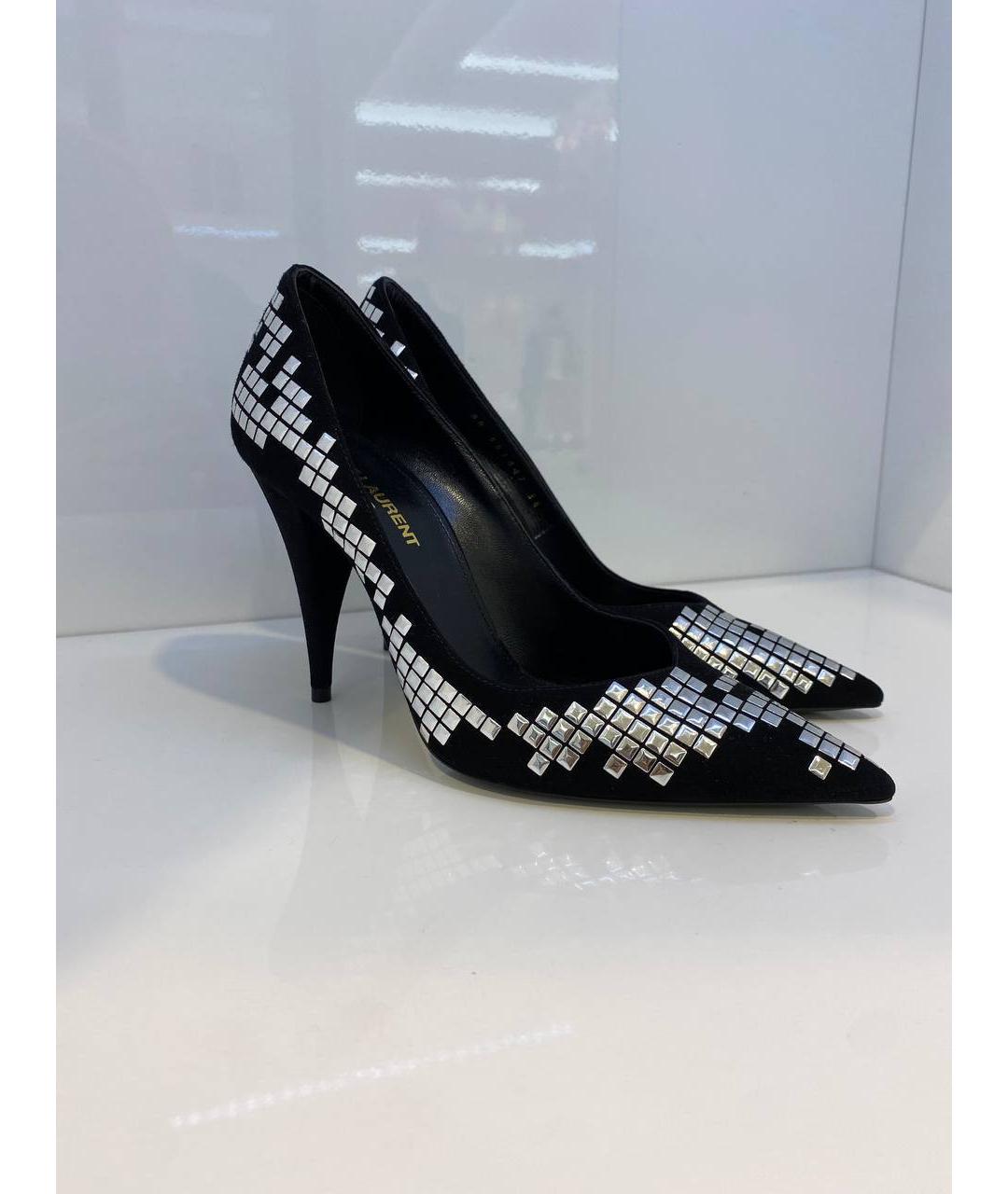 SAINT LAURENT Черные туфли, фото 4