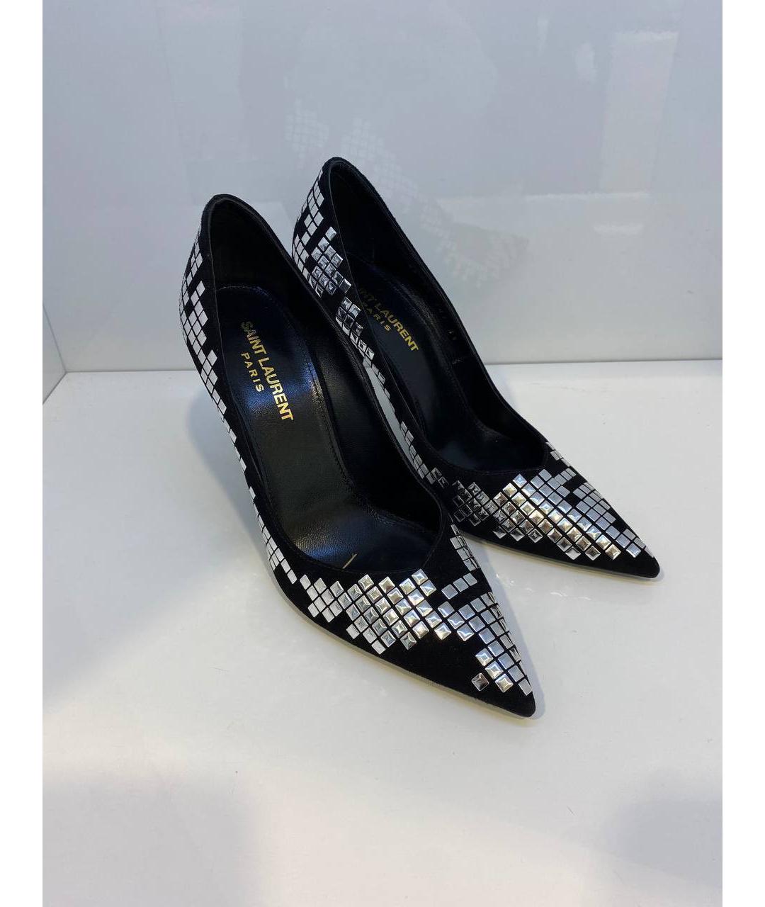 SAINT LAURENT Черные туфли, фото 2