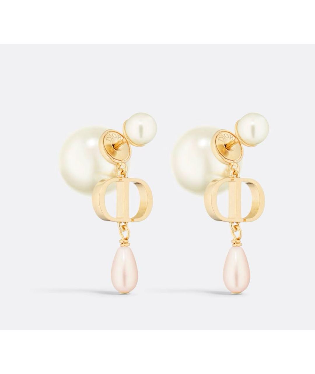 CHRISTIAN DIOR Розовые серьги, фото 1