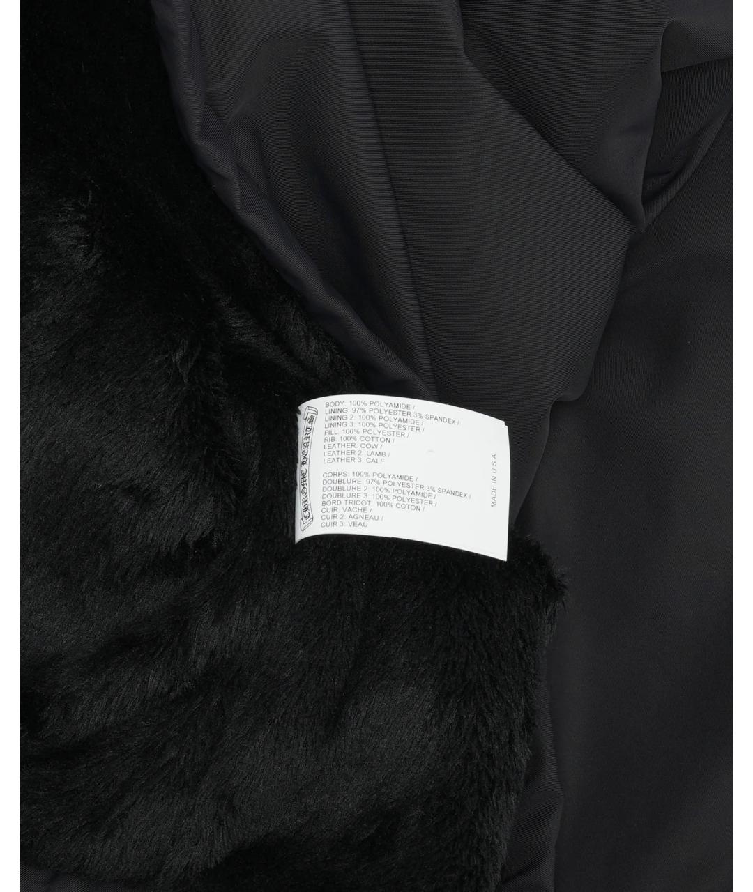 CHROME HEARTS Черная синтетическая куртка, фото 3