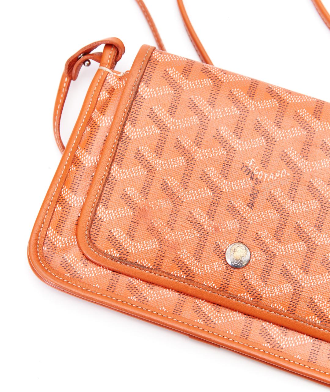 GOYARD Оранжевая кожаная сумка через плечо, фото 3